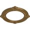 Ekena Millwork Benson Ceiling Medallion (Fits Canopies up to 8"), Hand-Painted Pale Gold, 13 1/8"OD x 8"ID x 5/8"P CM13BNPAS - alternate 2